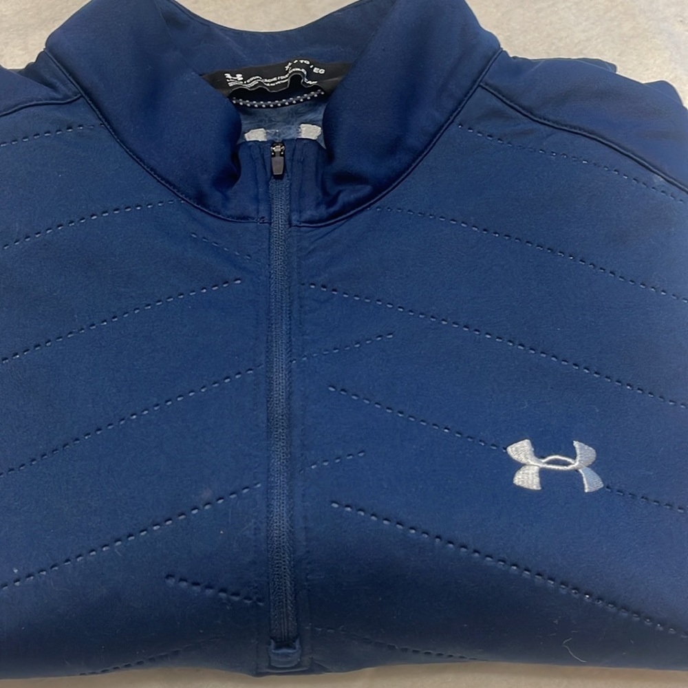 UA light weight slipover insulated  loose fit cold gear XL navy blue $23